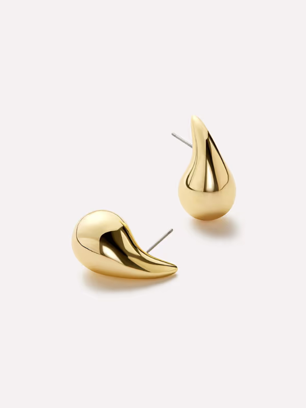 Pendientes Golden Drop Gold — detalle