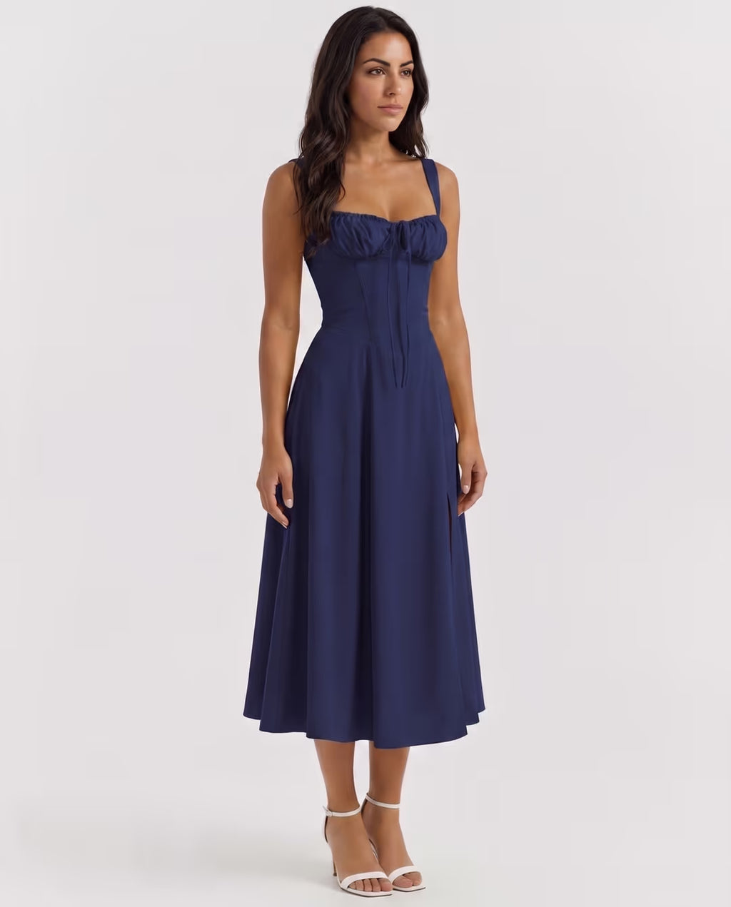 Aurora Dark Blue — pose
