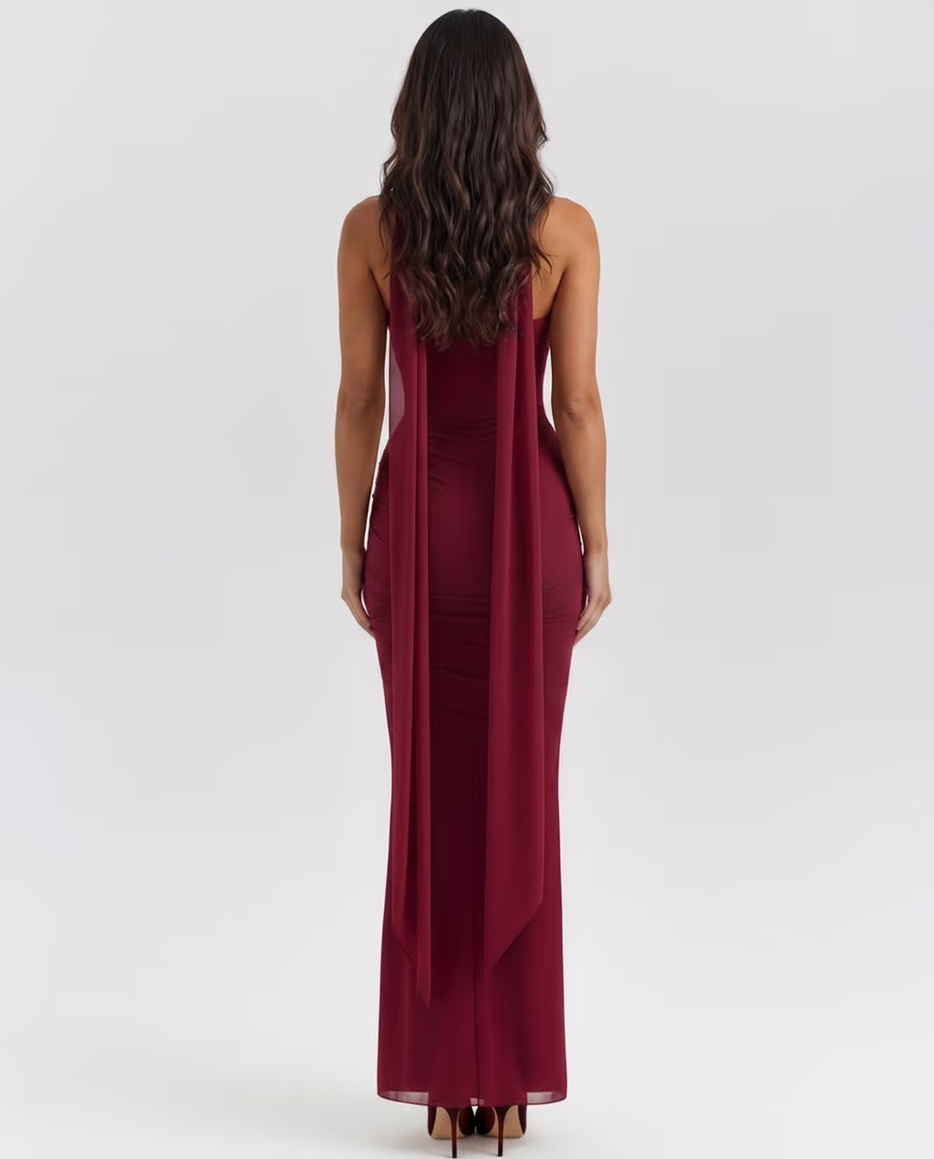 Malu Burgundy — espalda