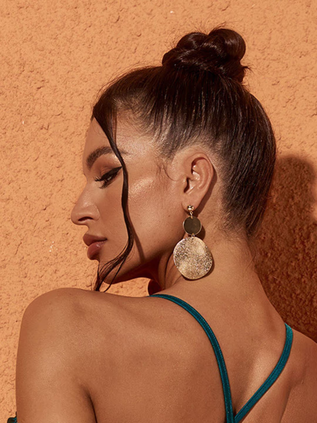 Pendientes Purnima Gold — detalle