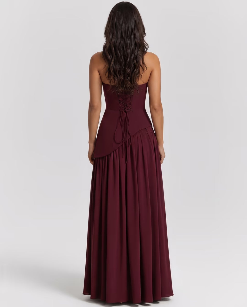 Serena Burgundy — espalda