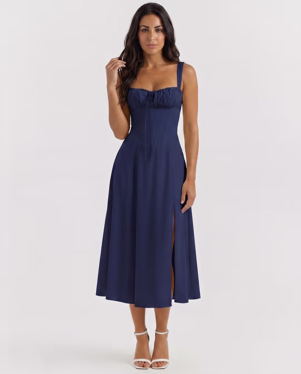 Aurora Dark Blue — pose