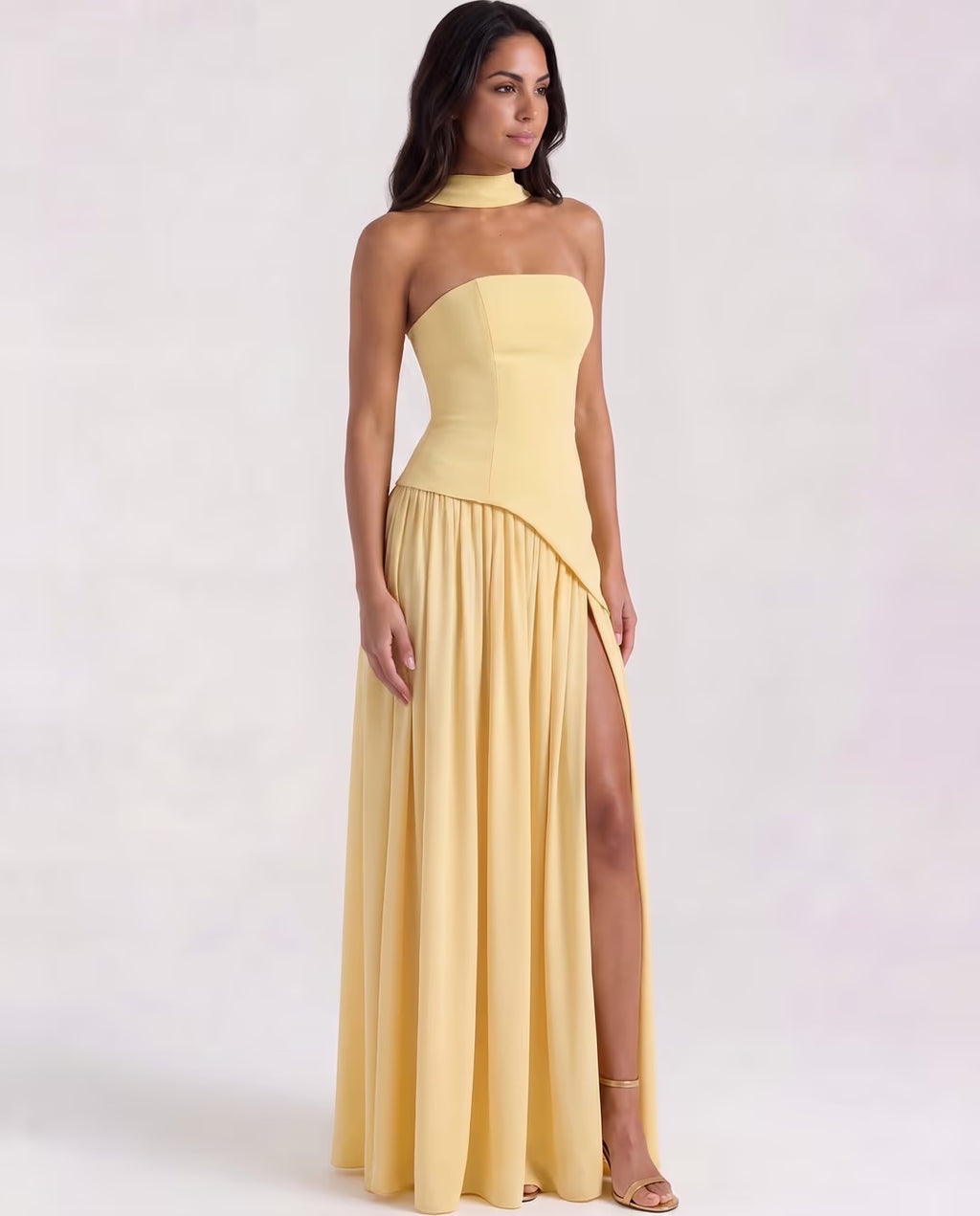 Serena Butter Yellow — pose