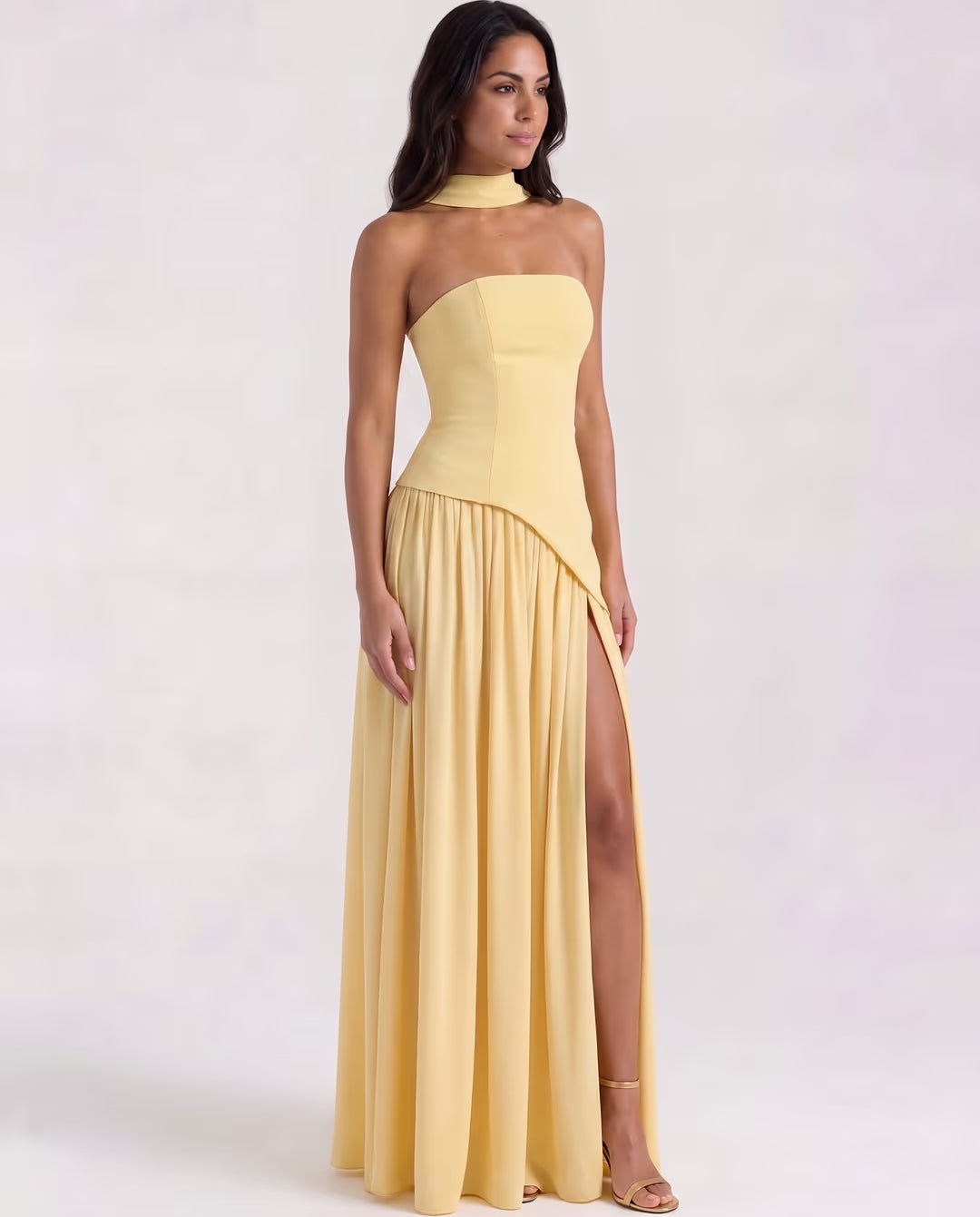 Serena Butter Yellow — pose