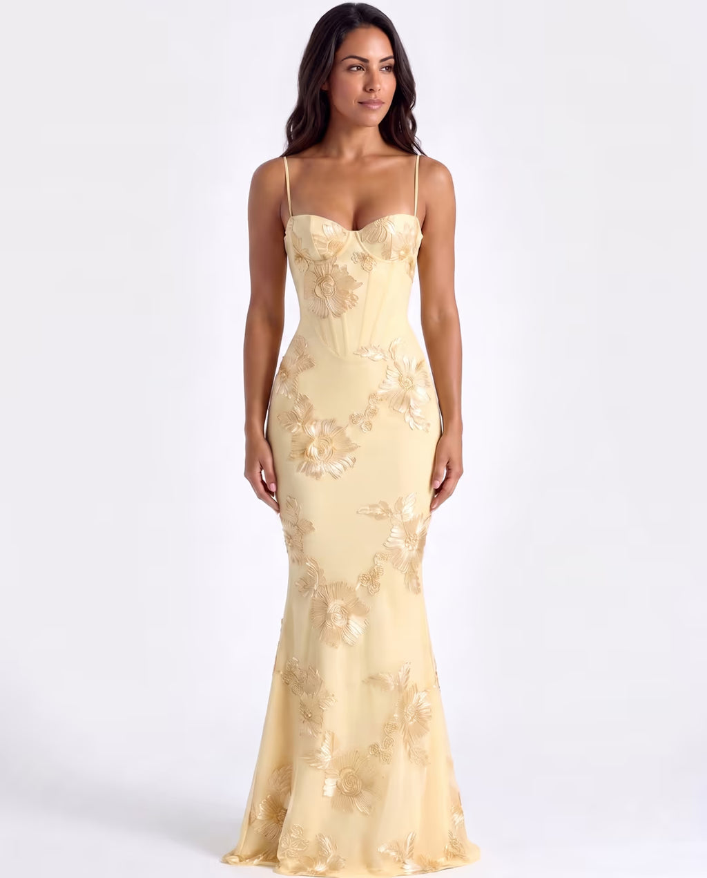 Celeste Butter Yellow — pose