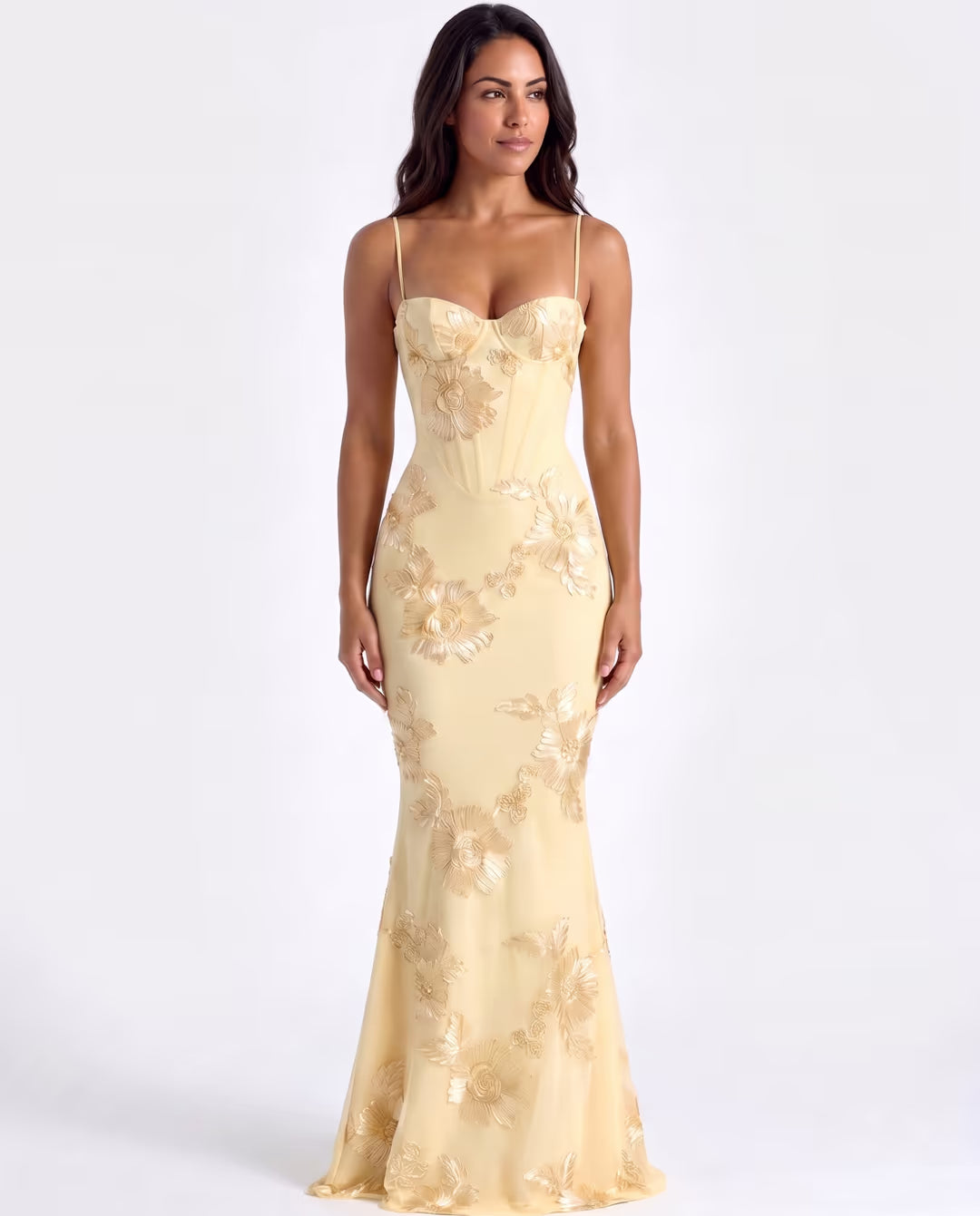 Celeste Butter Yellow — pose