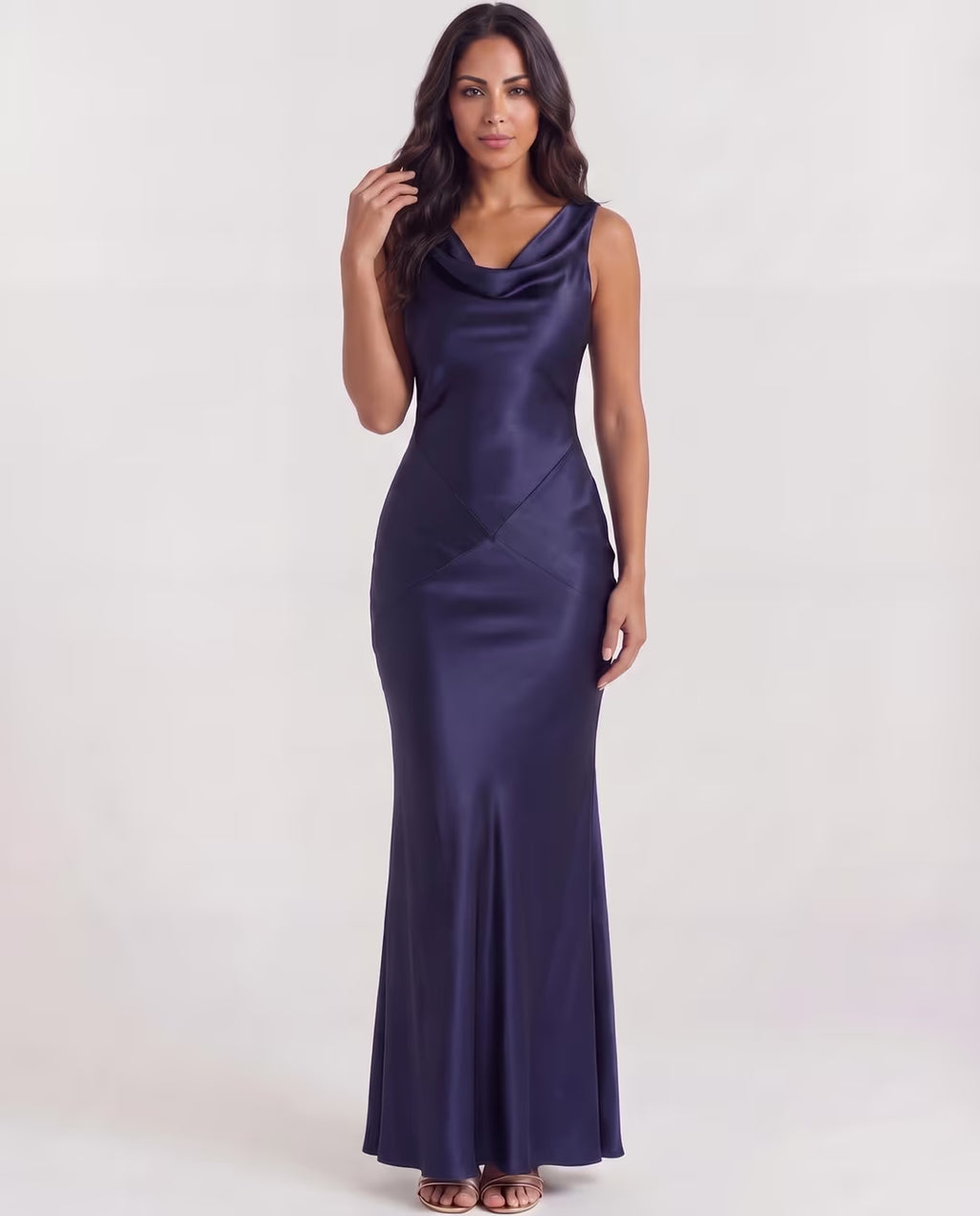 Sapphire Dark Blue — pose