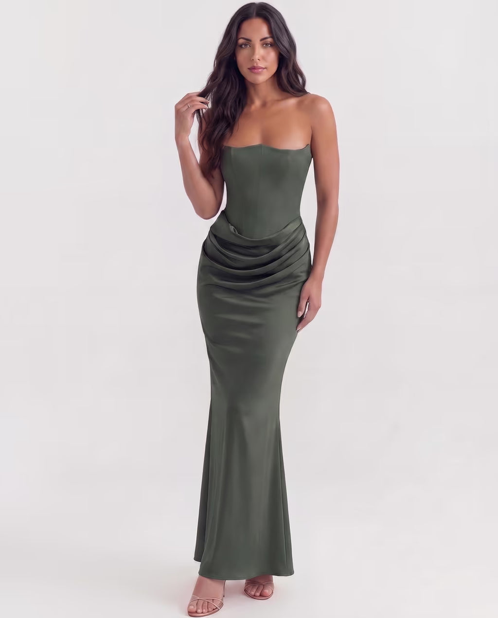 Rosalind Forest Green — pose