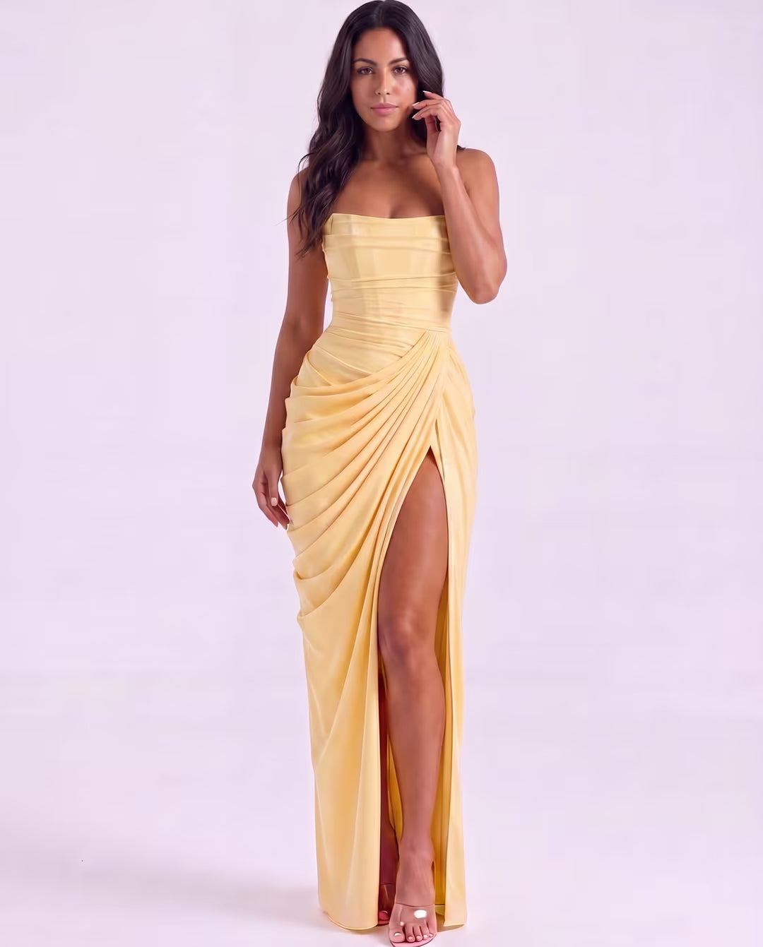 Charlotte Butter Yellow — pose
