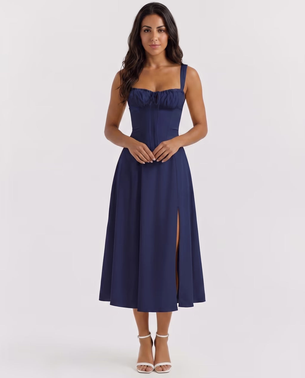 Aurora Dark Blue — pose