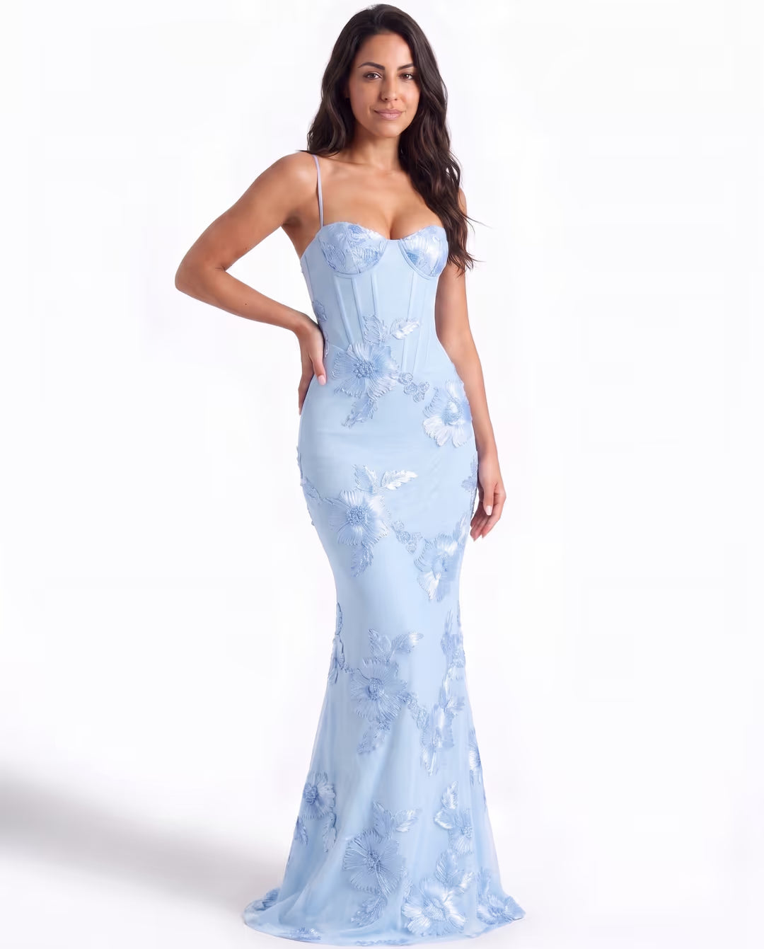 Celeste Baby Blue — pose