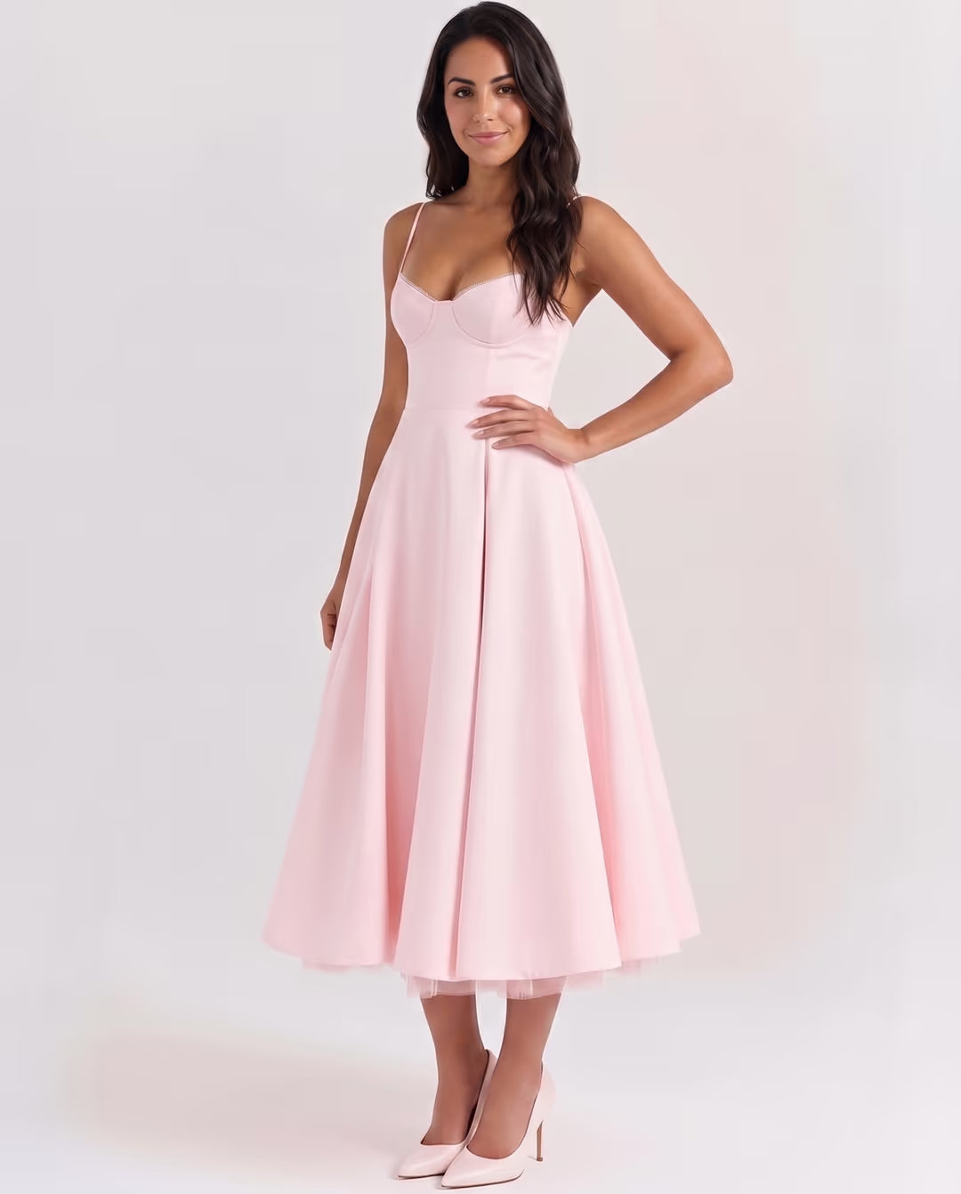Selene Blush Pink — pose