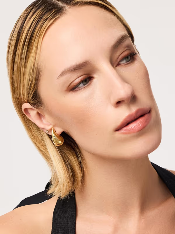 Pendientes Golden Drop Gold — detalle